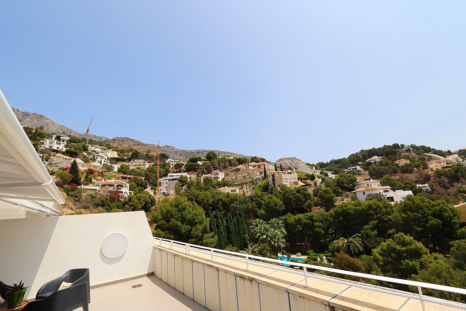 Living room in apartment for sale in Altea
