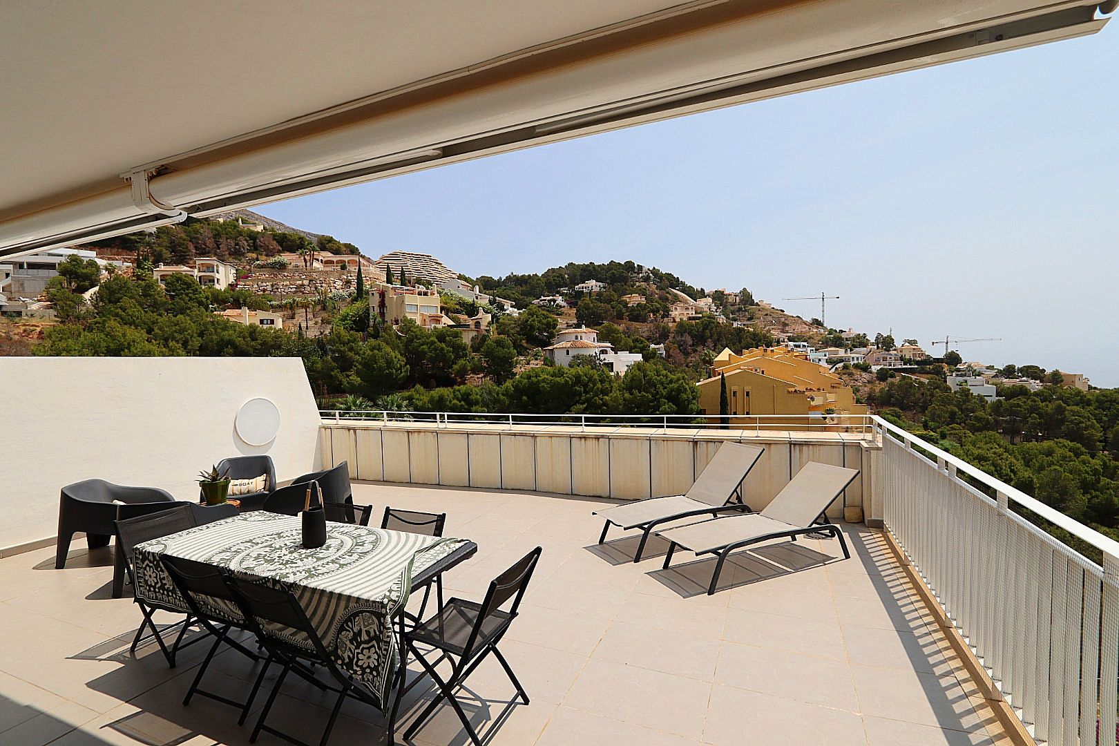 Terrace in apartment for sale in Altea