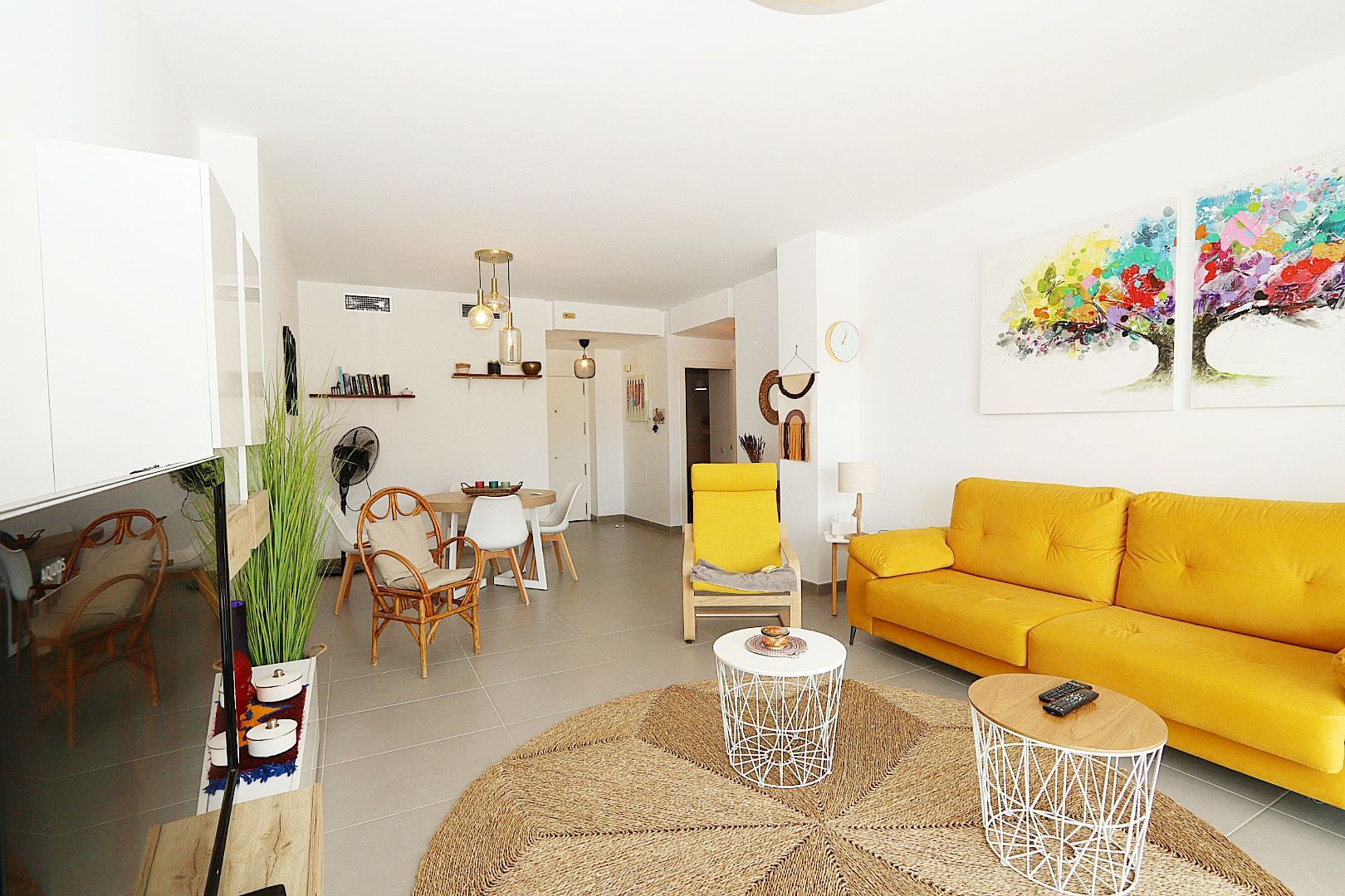 Pool area in apartment for sale in Altea