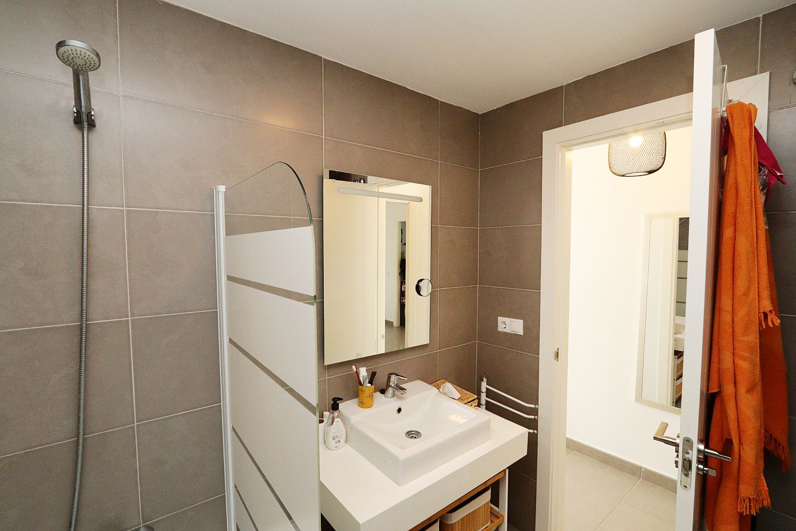 Pool area in apartment for sale in Altea