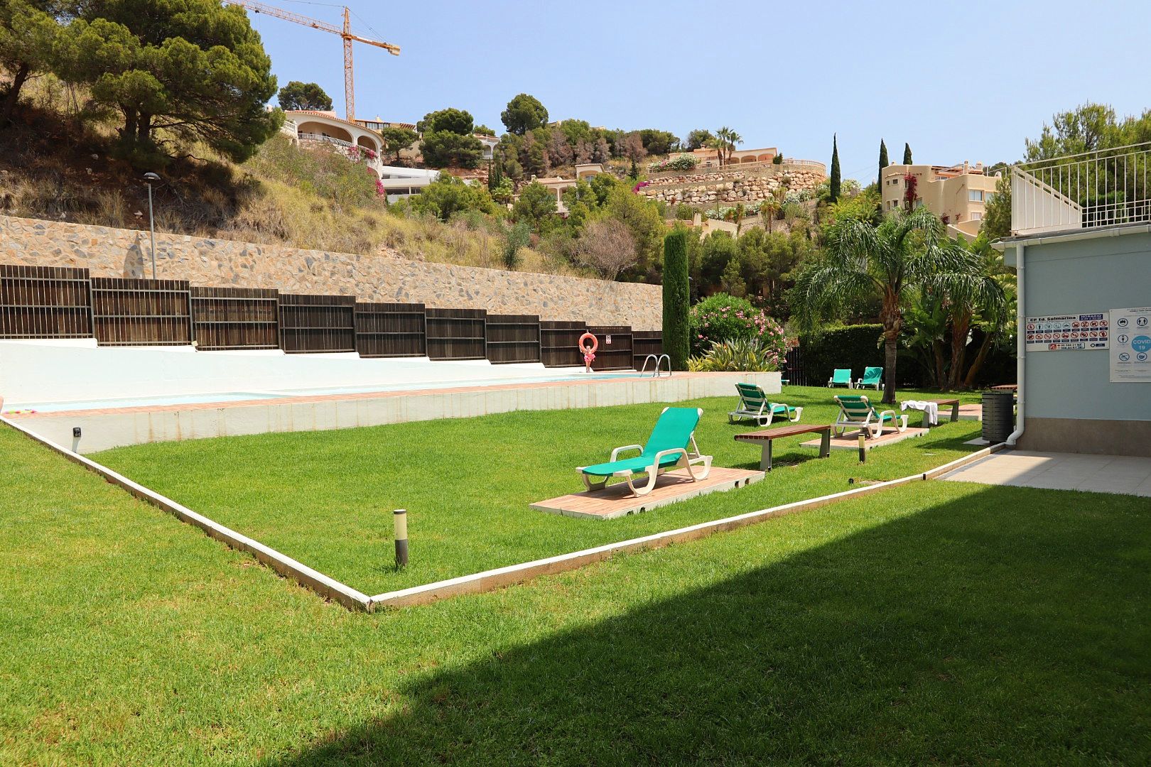 Garden in apartment for sale in Altea