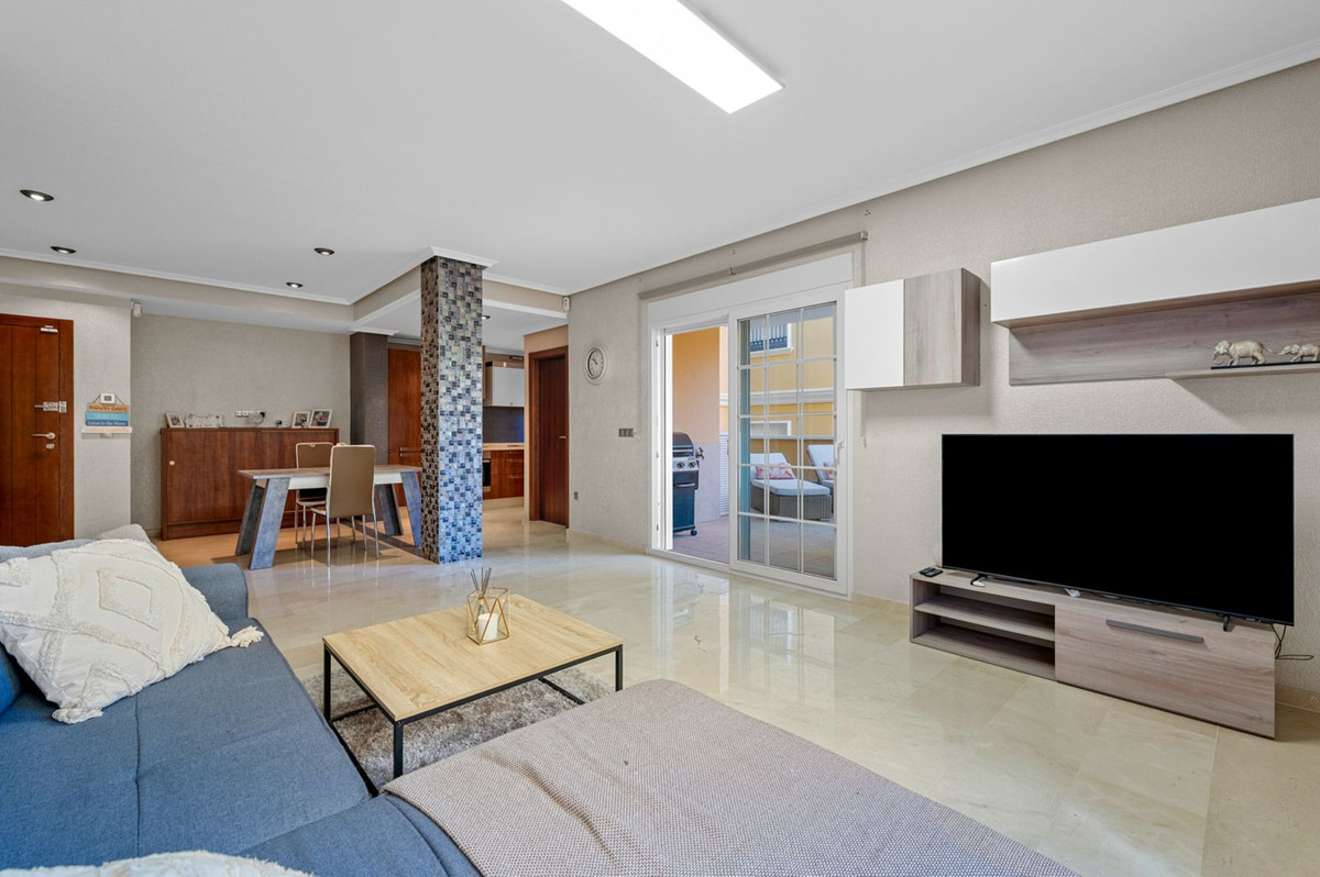 Living room in apartment for sale in Cabo Roig