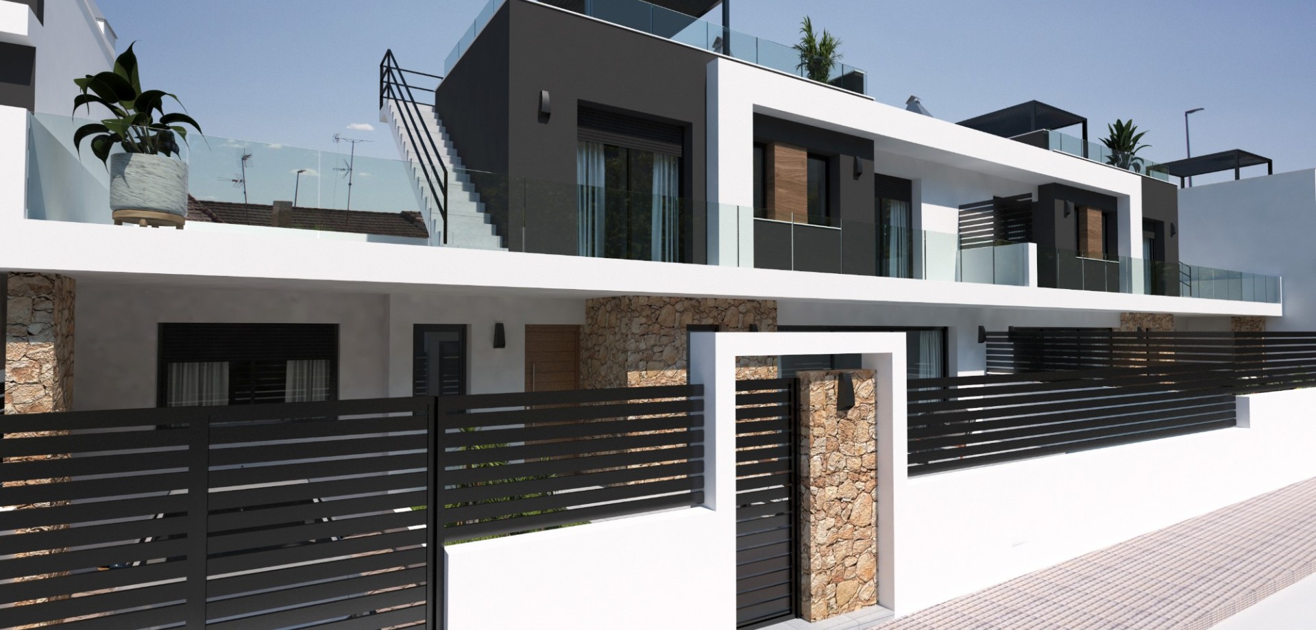 Master bedroom in land for sale in Los Montesinos