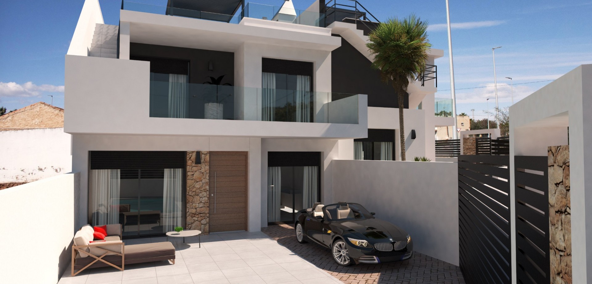 Pool area in land for sale in Los Montesinos