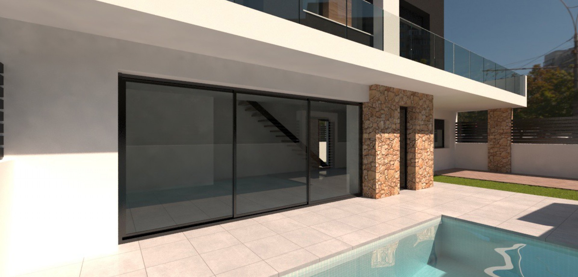Living room in land for sale in Los Montesinos