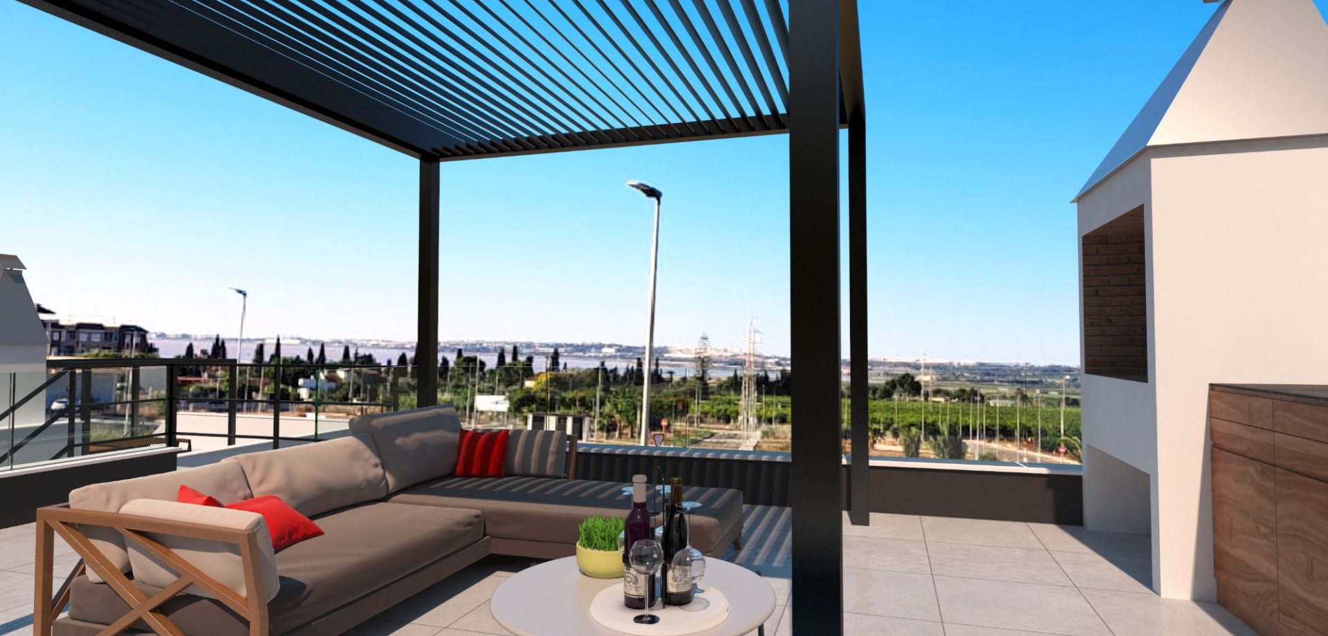 Terrace in land for sale in Los Montesinos