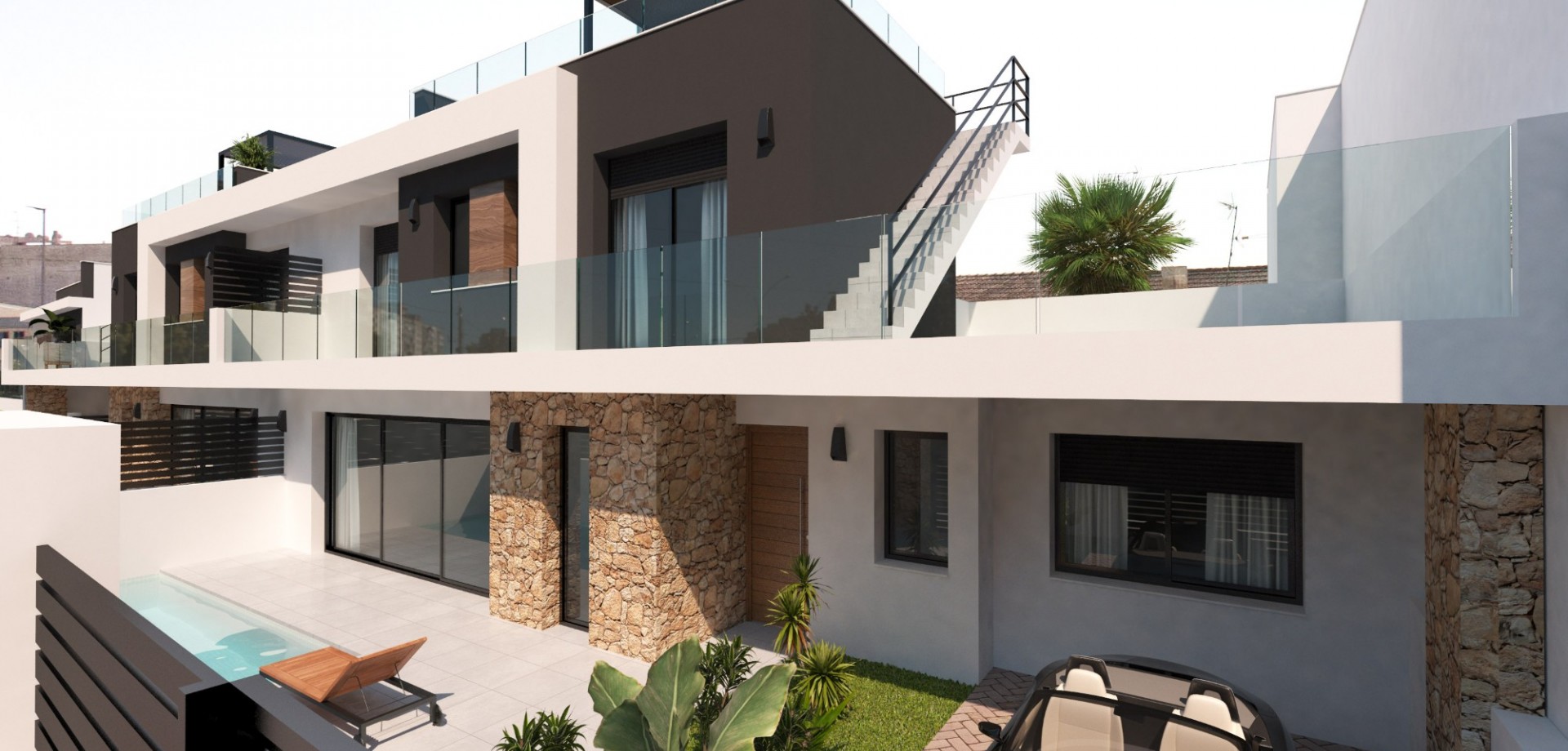 Pool area in land for sale in Los Montesinos