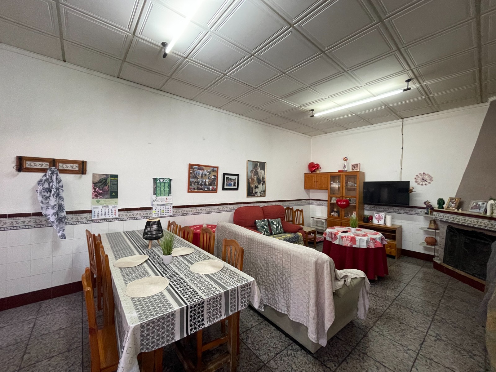 Living room in villa for sale in San Miguel de Salinas
