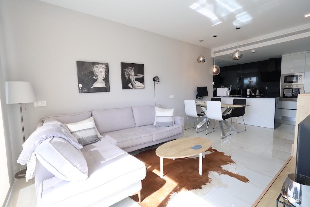 Pool area in apartment for sale in Orihuela Costa