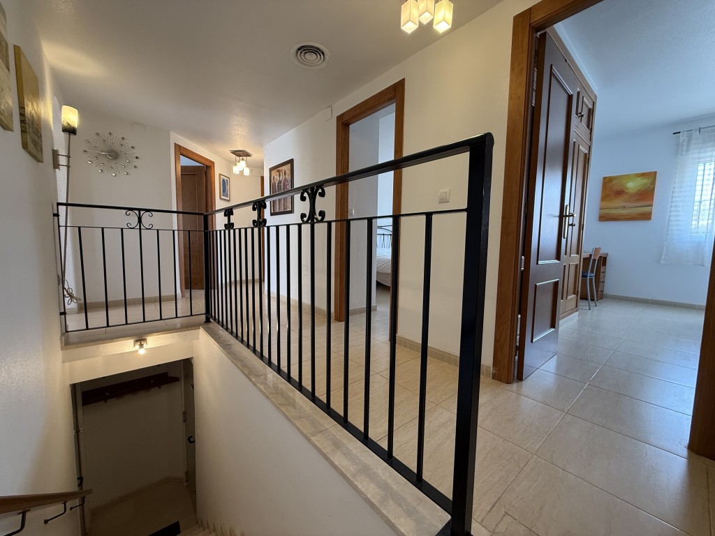 Living room in bungalow for sale in La Puebla