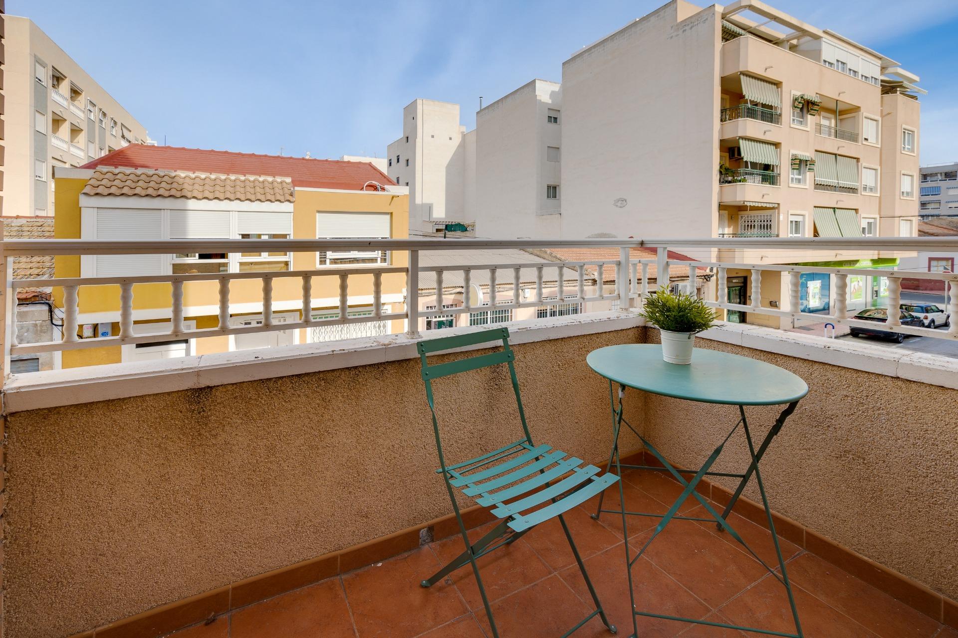 Garden in apartment for sale in Torrevieja