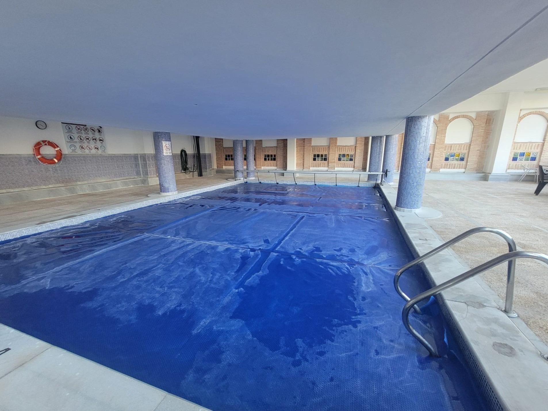Pool area in terraced for sale in Orihuela Costa
