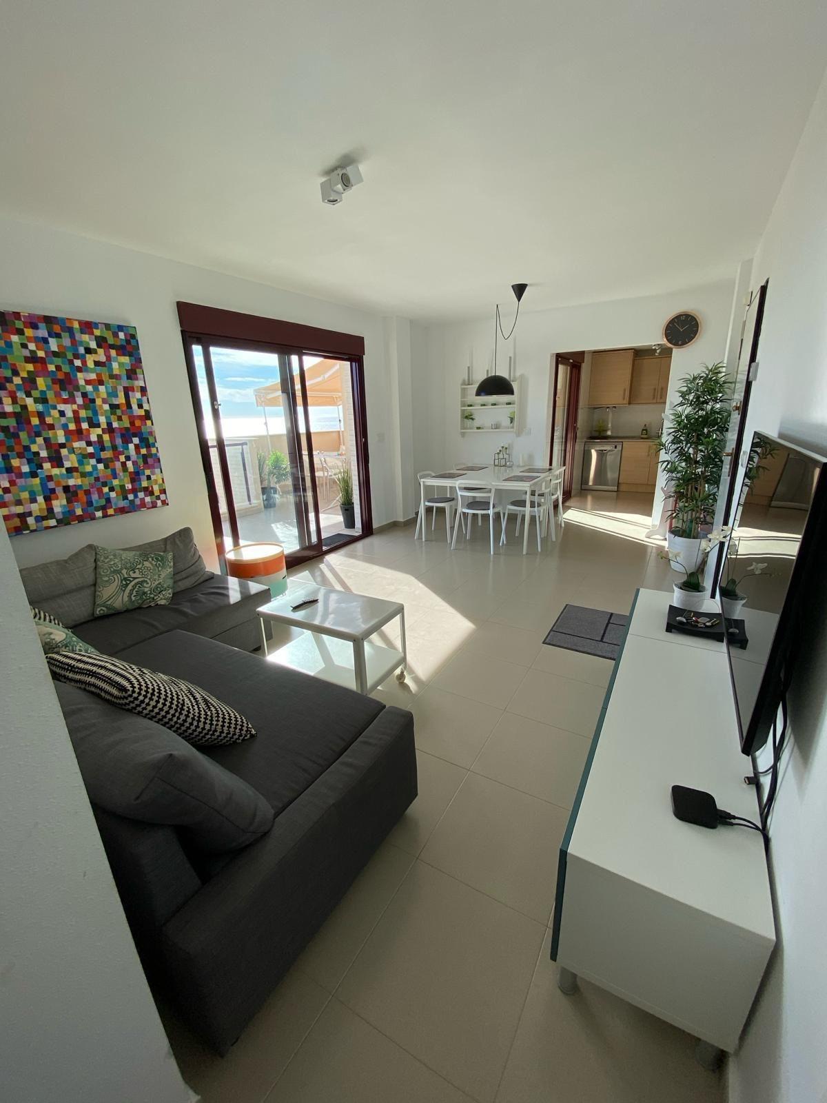 Master bedroom in penthouse for sale in Cartagena