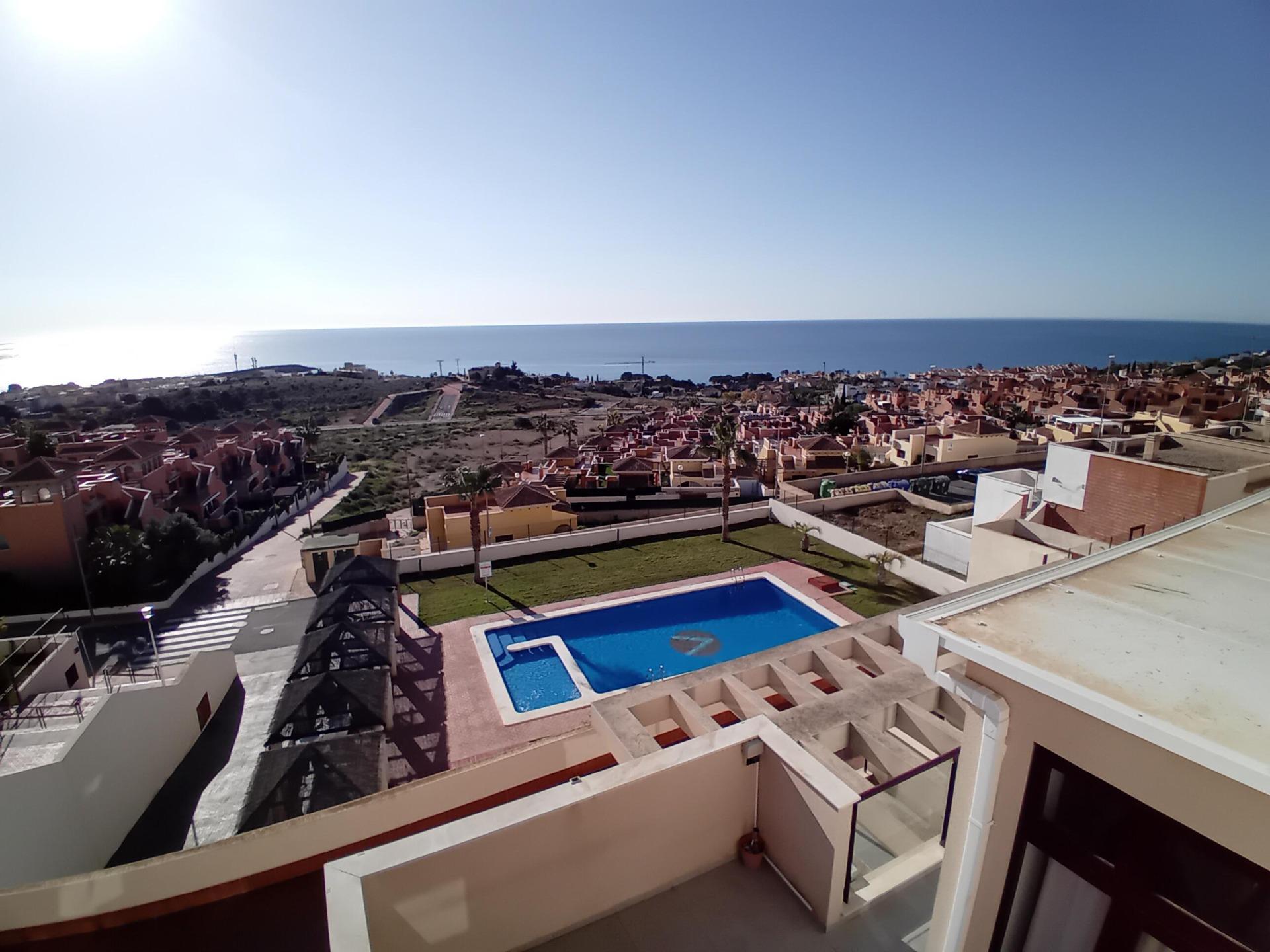 Terrace in penthouse for sale in Cartagena