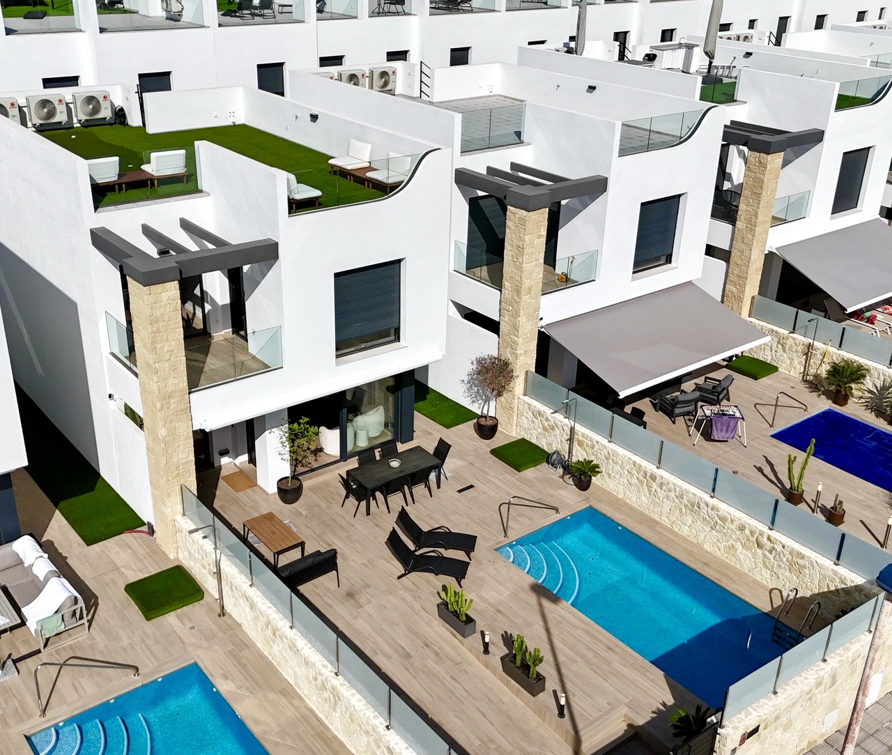 Experience modern coastal living at its finest in this exceptional resale new-build villa, perfectly