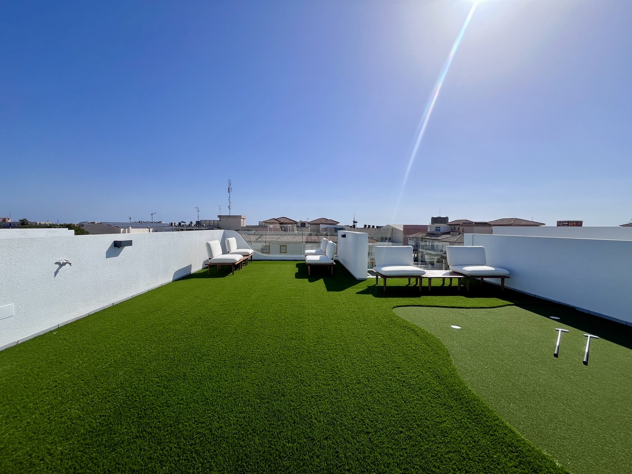 Exterior view in villa for sale in Punta Prima