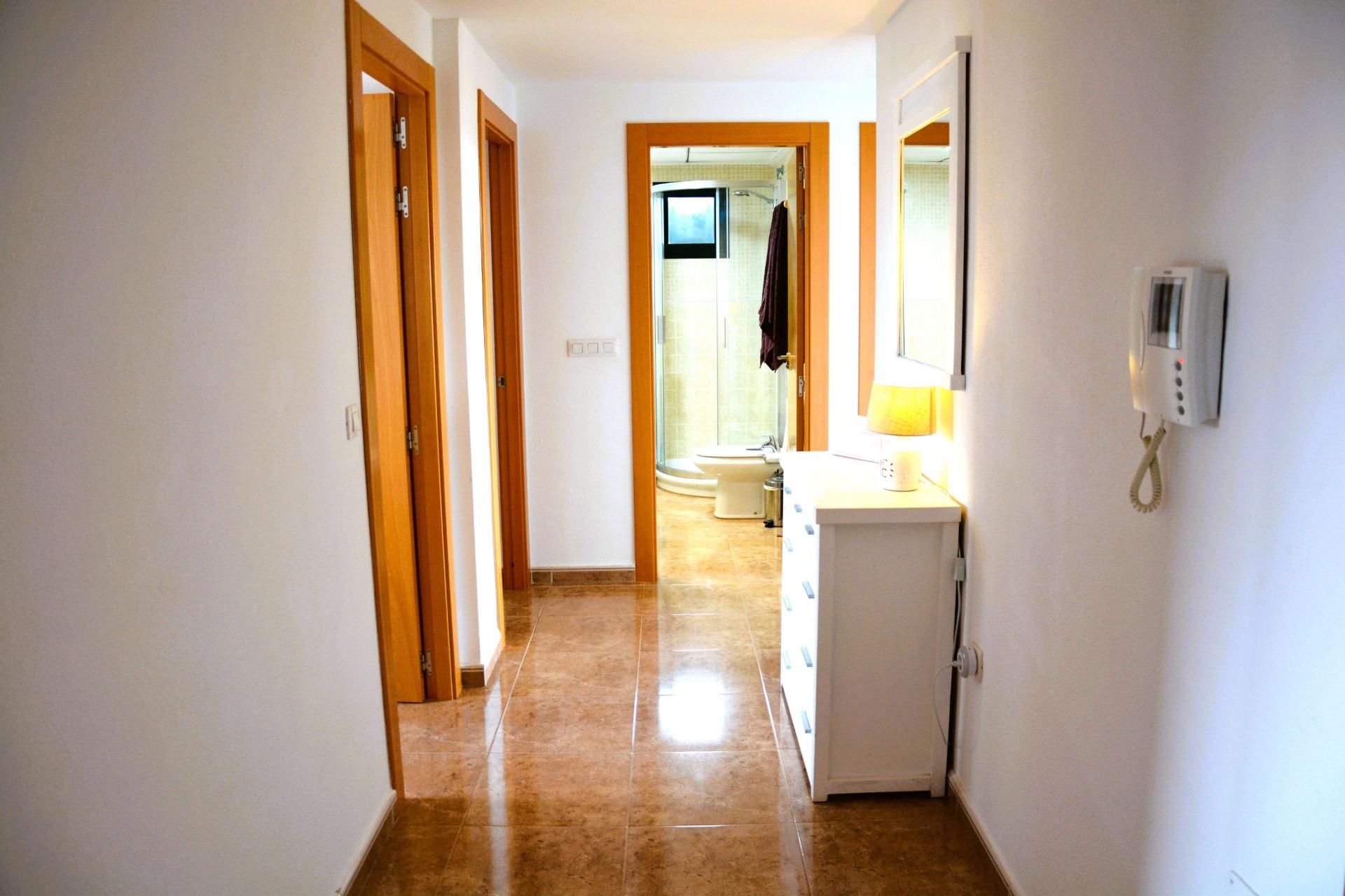 Master bedroom in penthouse for sale in Puerto de Mazarron