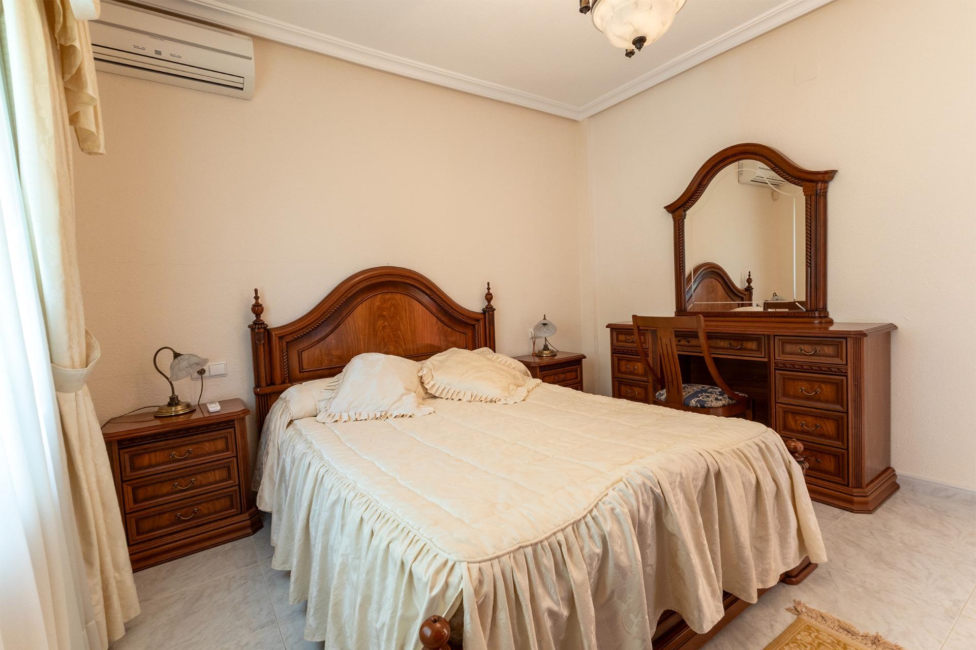 Master bedroom in villa for sale in Ciudad Quesada