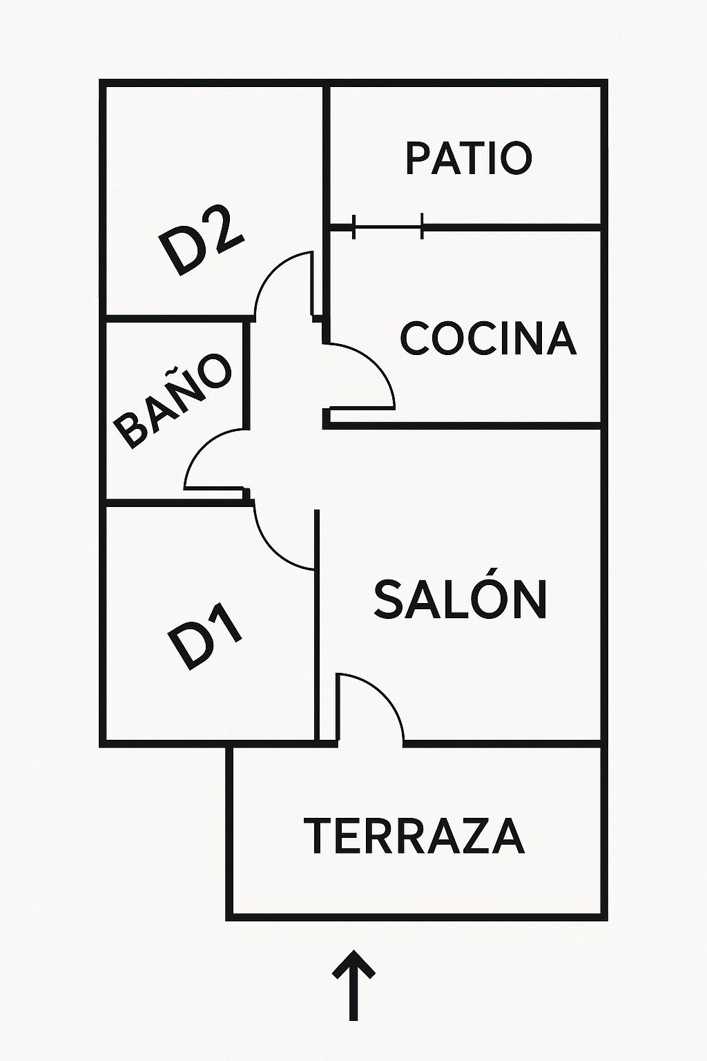 Living room in apartment for sale in Torrevieja