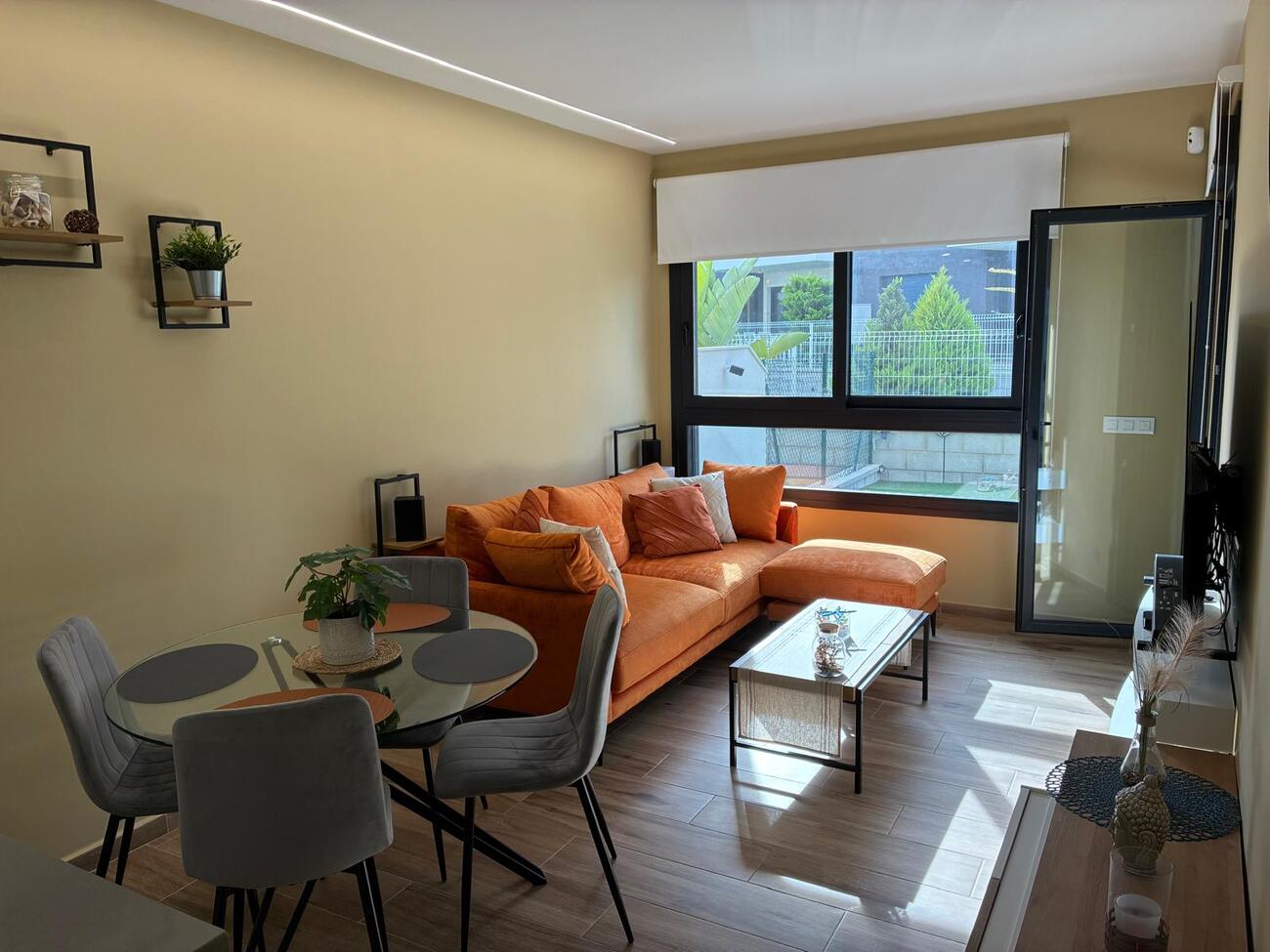 Pool area in apartment for sale in Villamartin