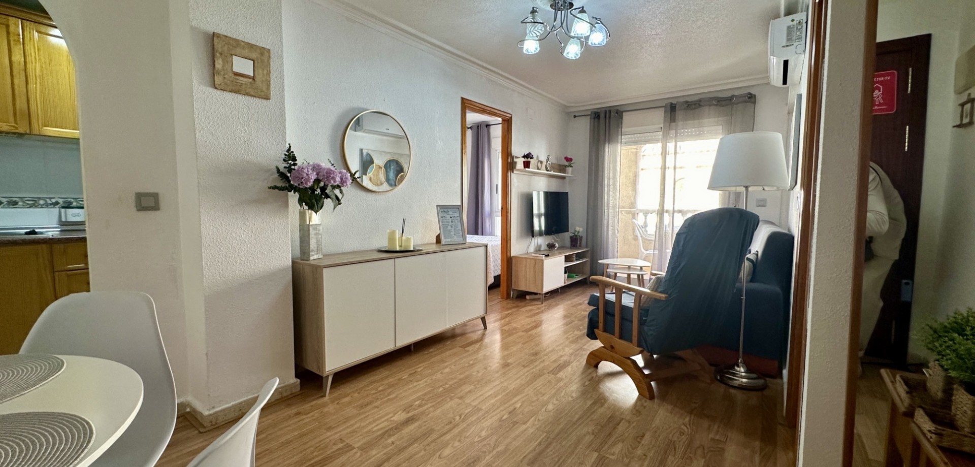 Pool area in apartment for sale in Torrevieja