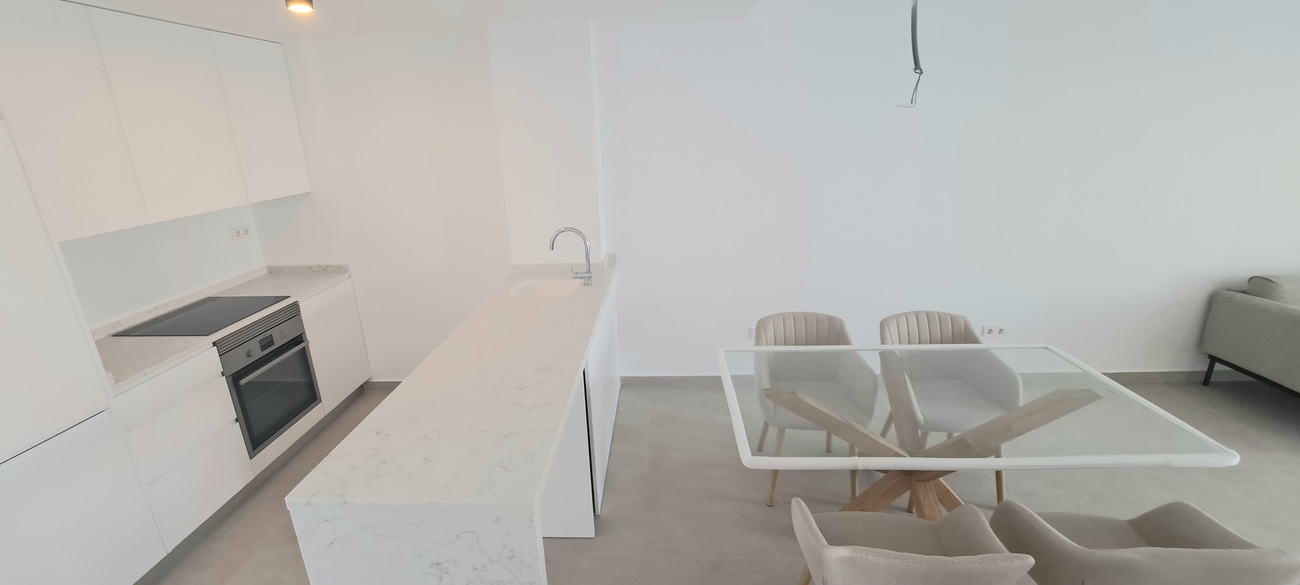 Dining area in apartment for sale in Playa Flamenca