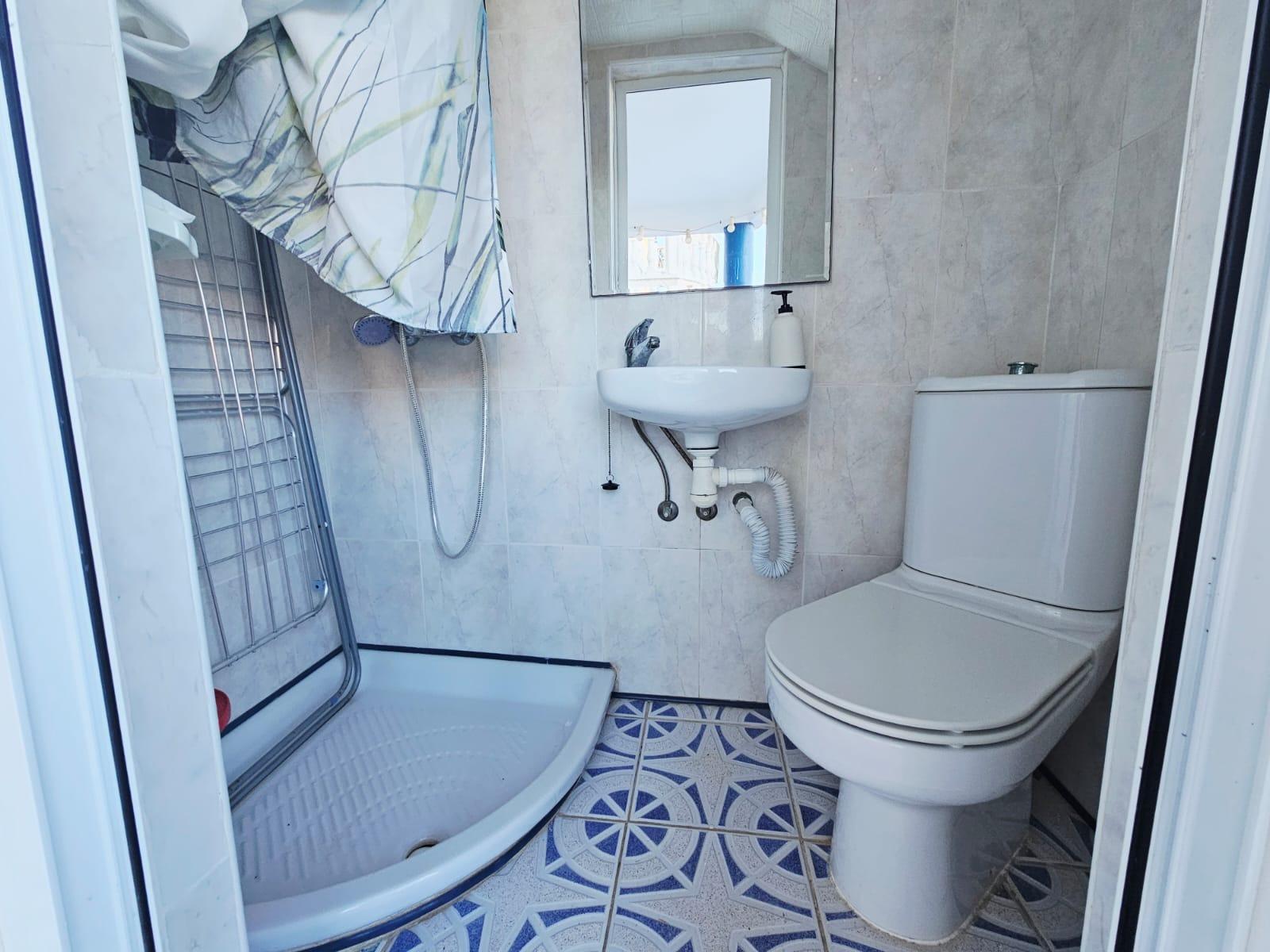 Pool area in duplex for sale in Torrevieja