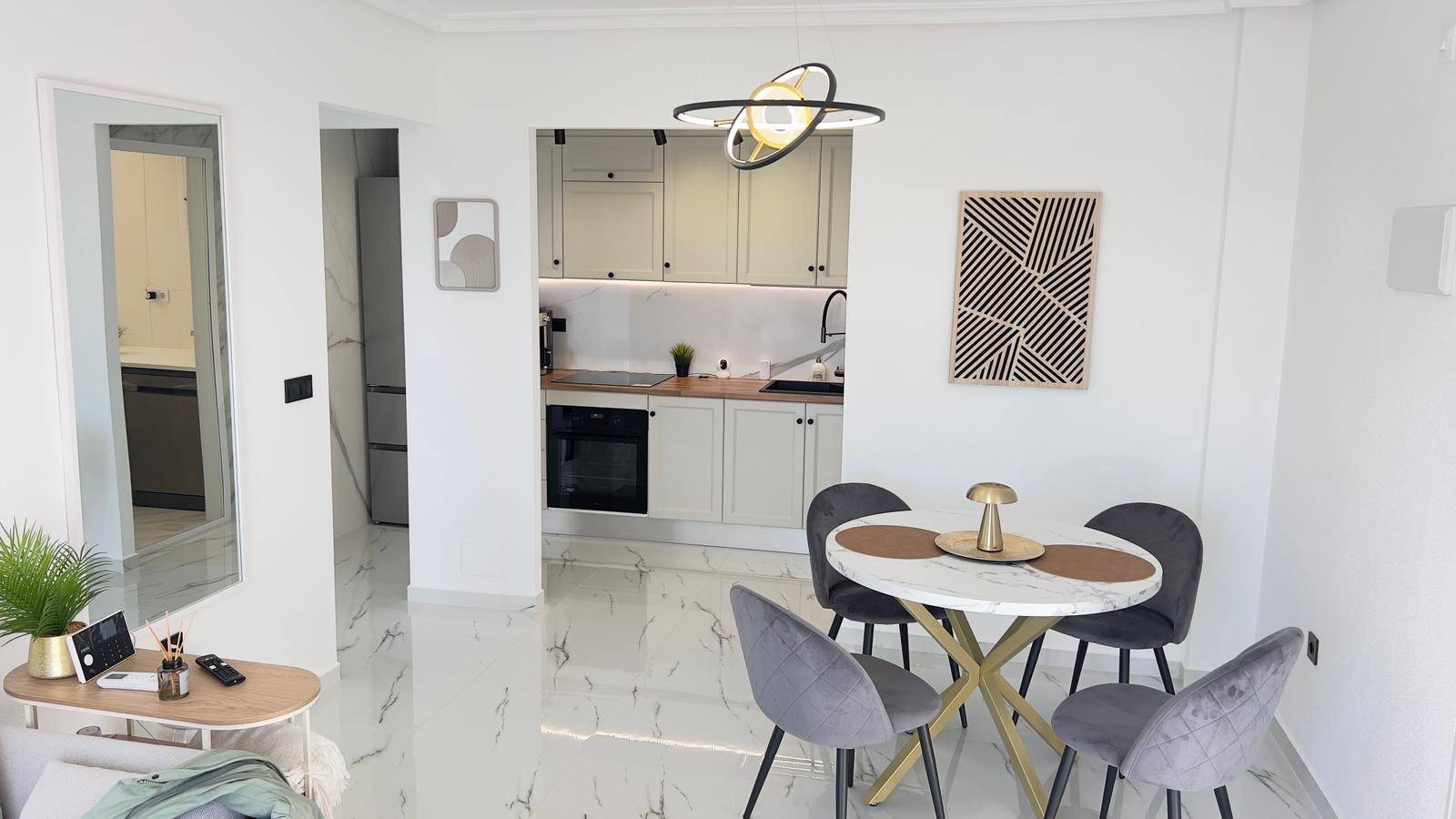 Pool area in penthouse for sale in Orihuela Costa