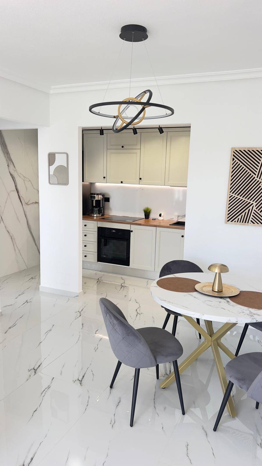 Dining area in penthouse for sale in Orihuela Costa