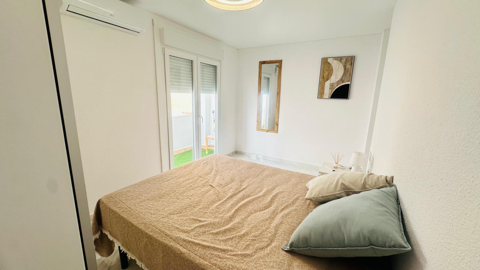 Pool area in apartment for sale in Torrevieja