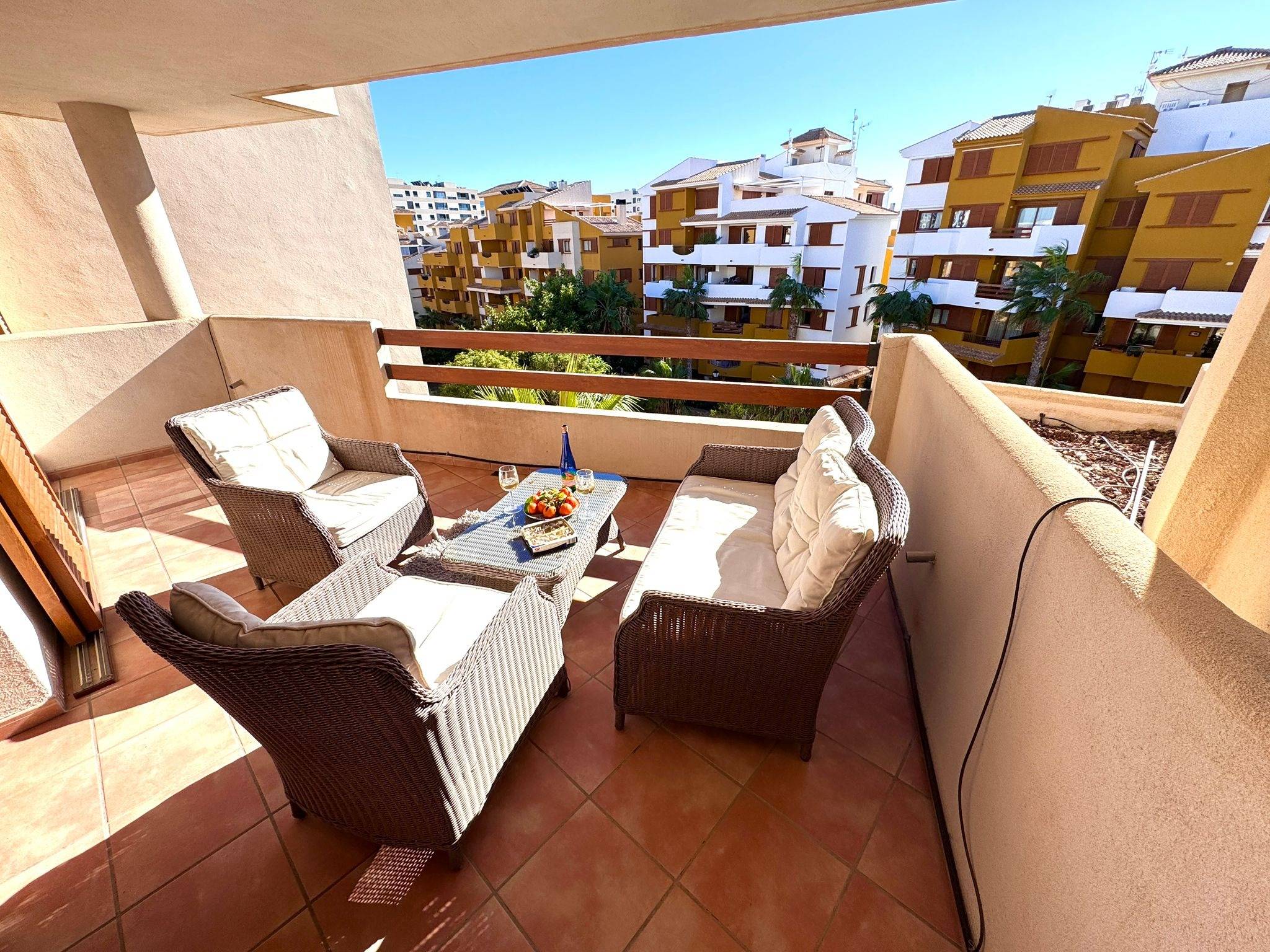 Terrace in apartment for sale in Torrevieja