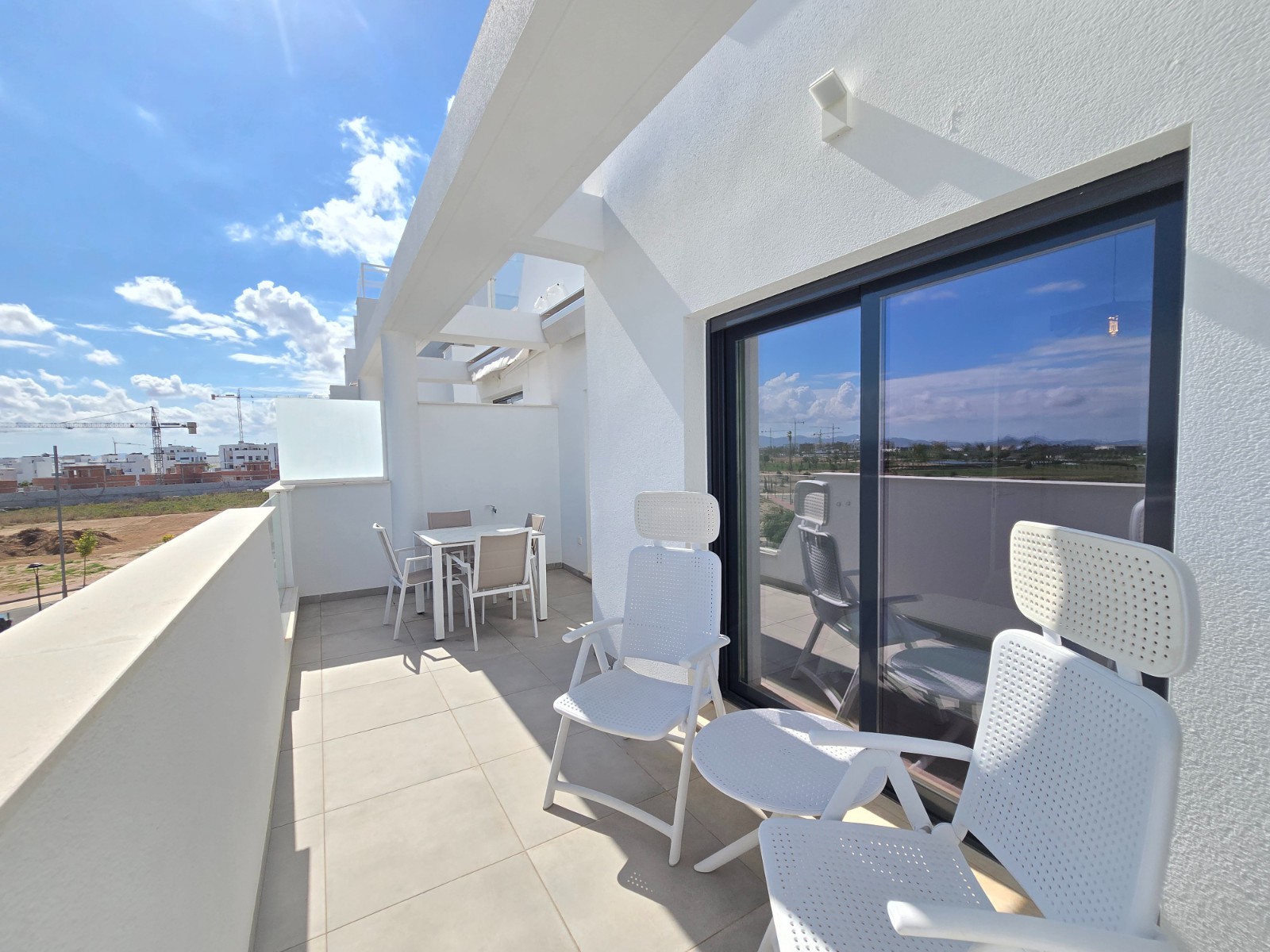 Master bedroom in apartment for sale in Santa Rosalia