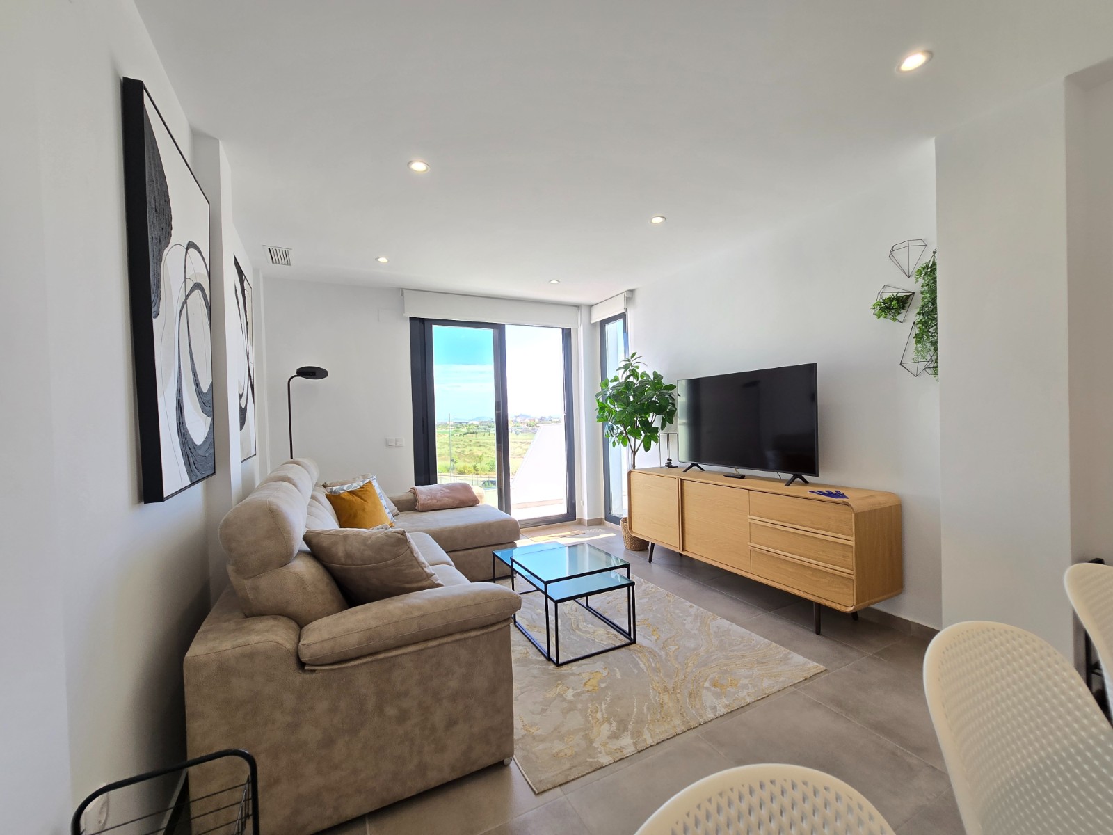 Pool area in apartment for sale in Santa Rosalia