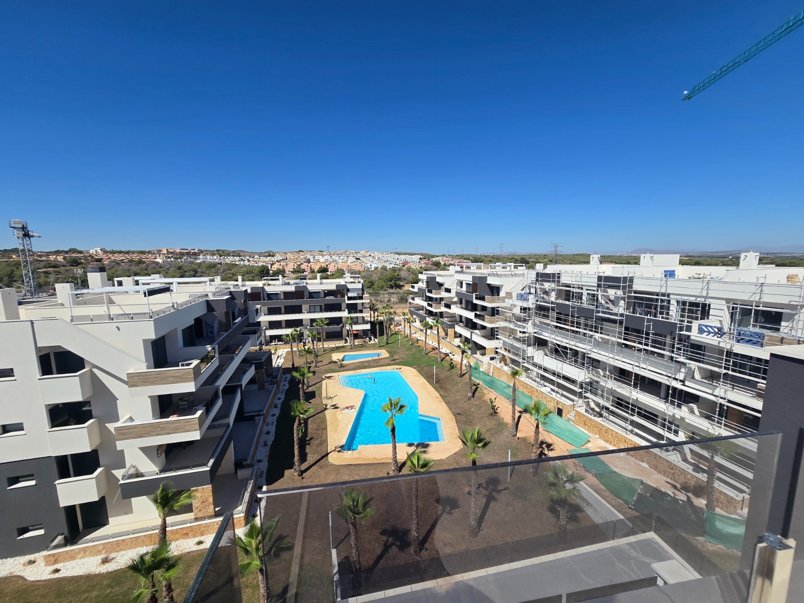 Pool area in apartment for sale in Orihuela Costa
