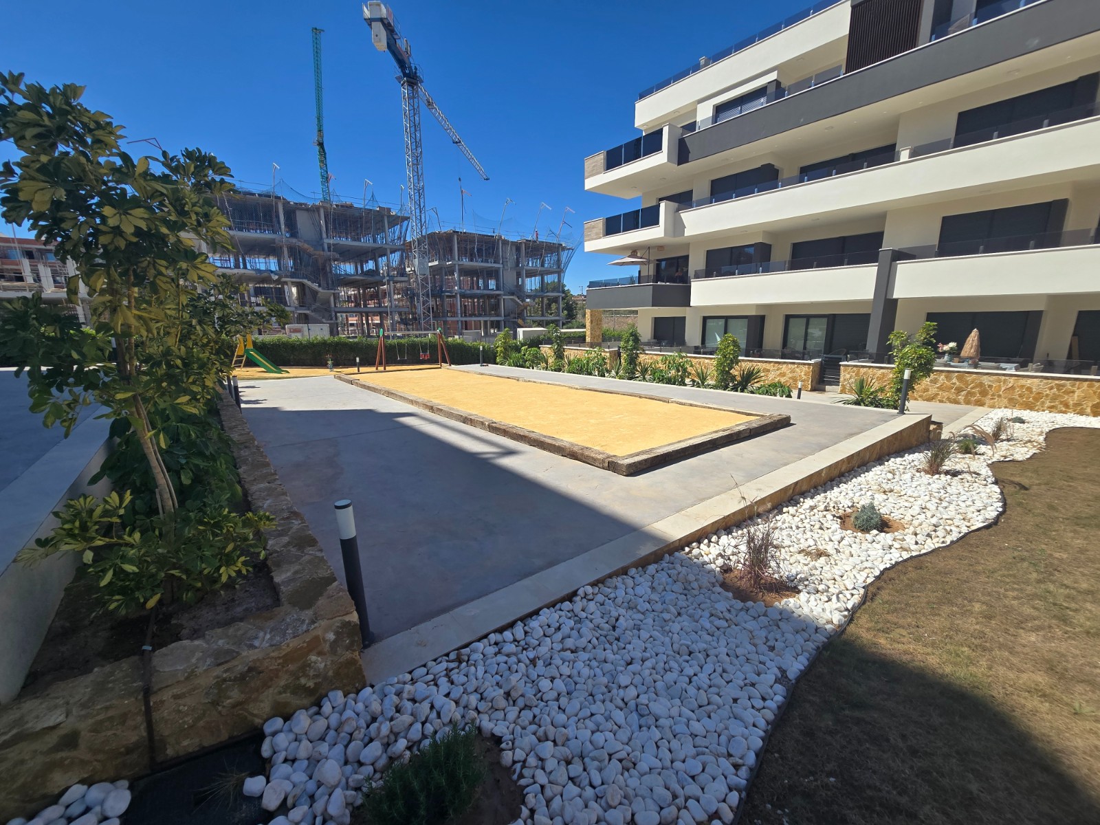 Pool area in apartment for sale in Orihuela Costa