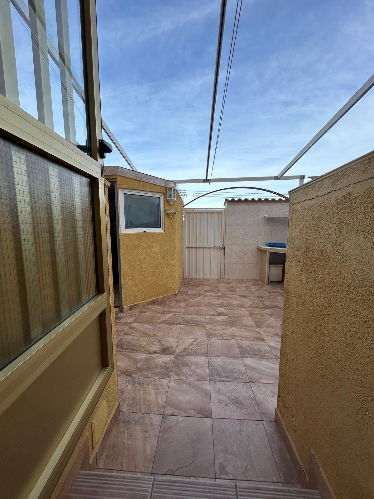Pool area in duplex for sale in Orihuela Costa