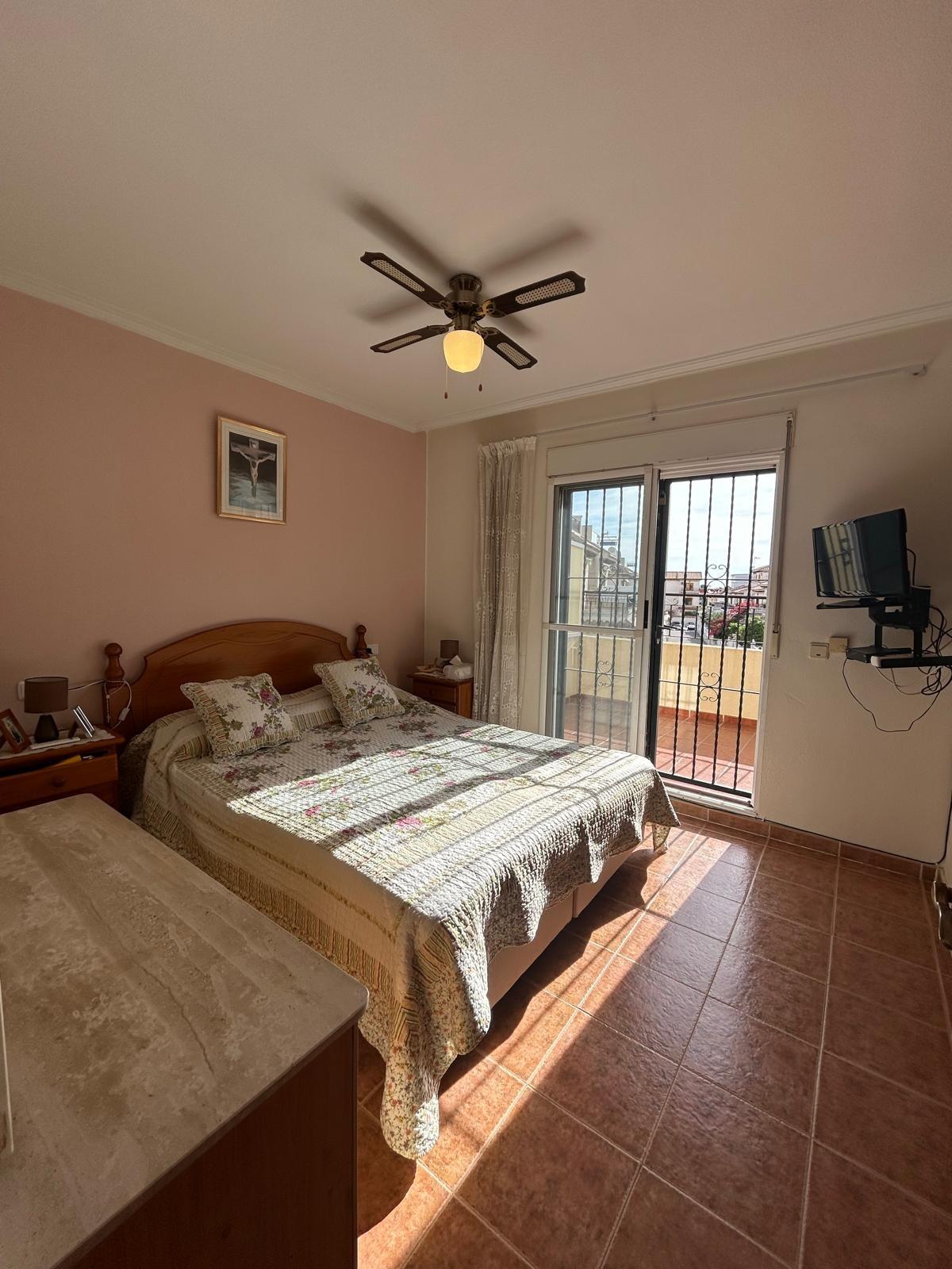 Master bedroom in duplex for sale in Orihuela Costa