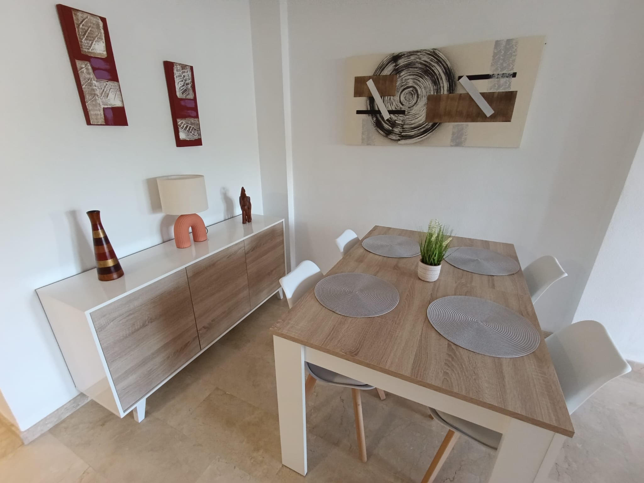 Pool area in apartment for sale in Villamartin