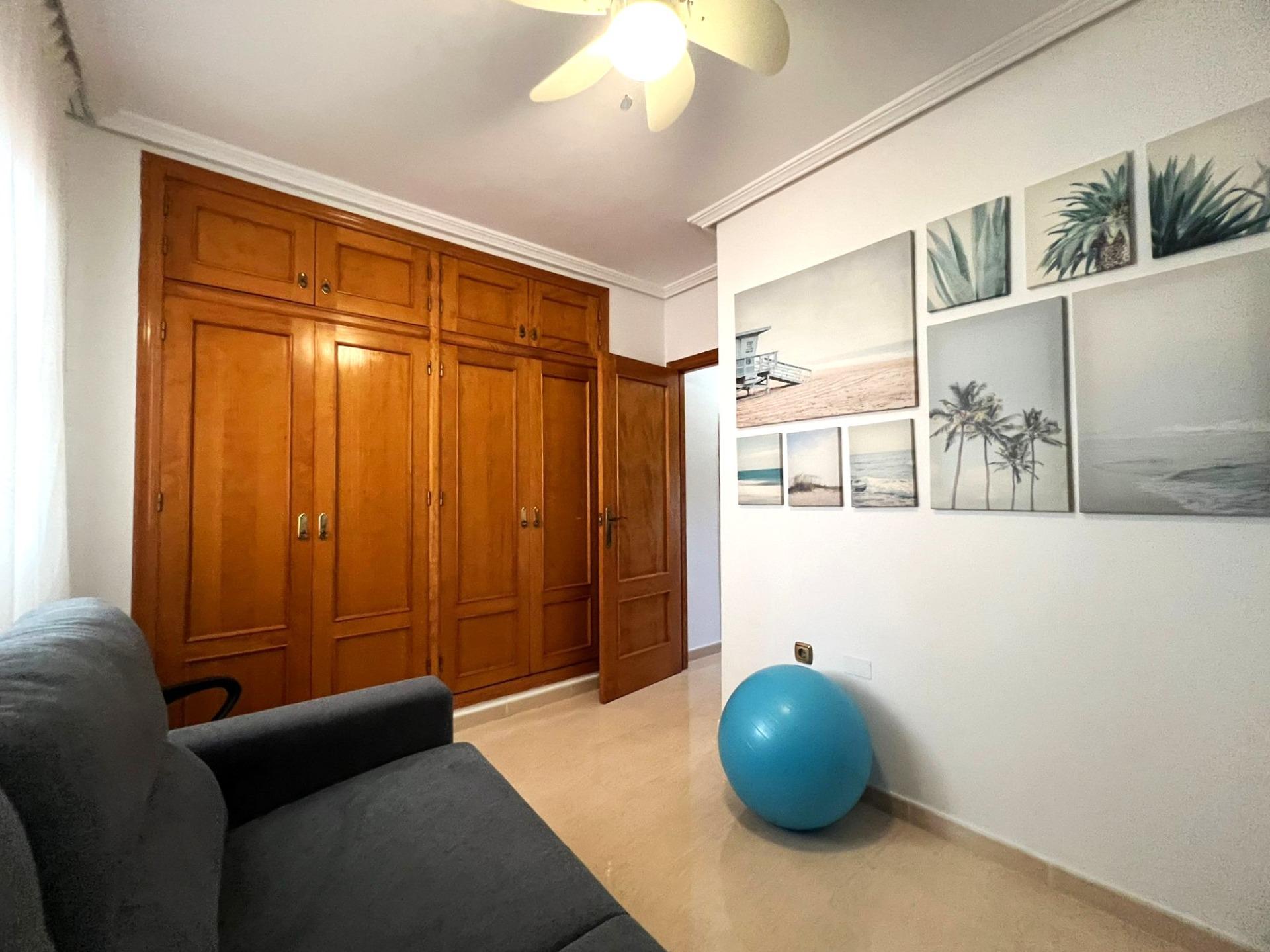 Master bedroom in apartment for sale in Orihuela Costa