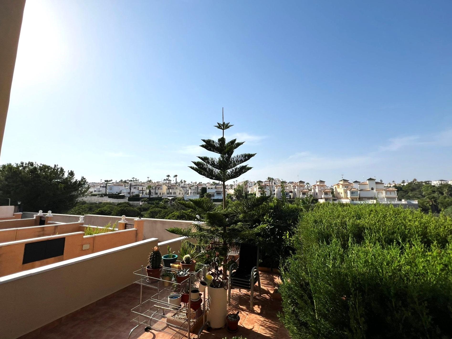 Pool area in apartment for sale in Orihuela Costa