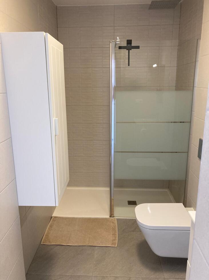 Pool area in apartment for sale in Los Dolses