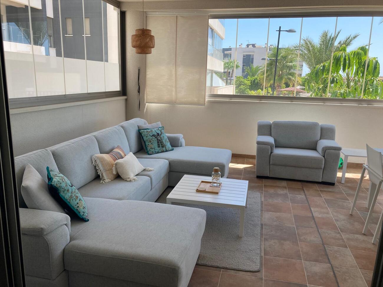 Garden in apartment for sale in Los Dolses