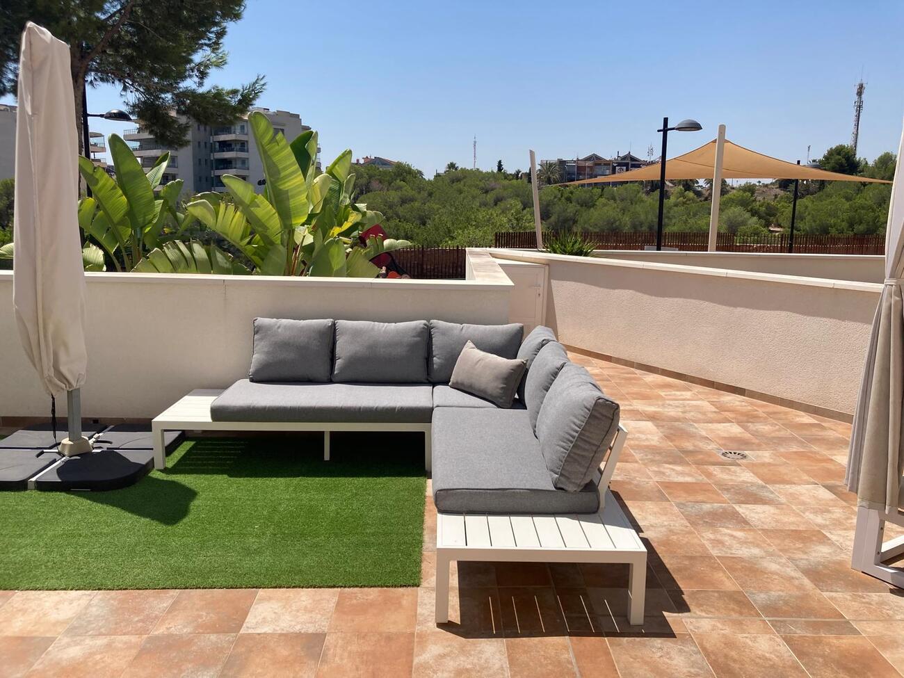 Garden in apartment for sale in Los Dolses