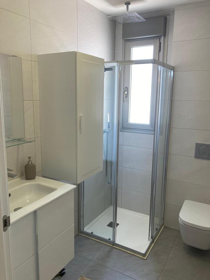 Master bedroom in apartment for sale in Los Dolses