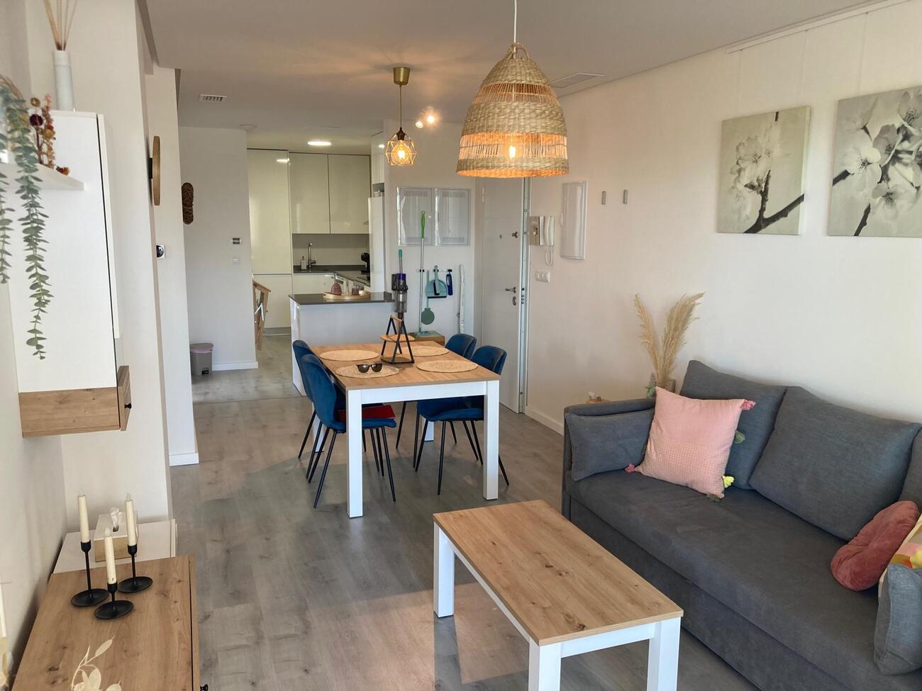 Pool area in apartment for sale in Los Dolses