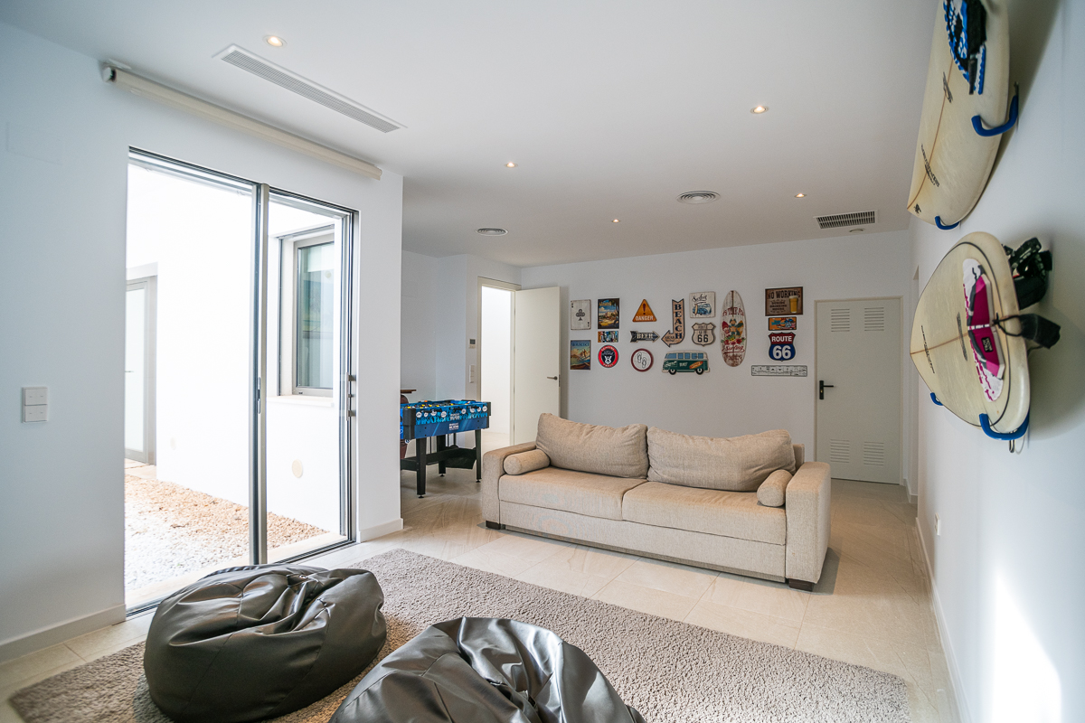 Living room in villa for sale in Las Colinas Golf