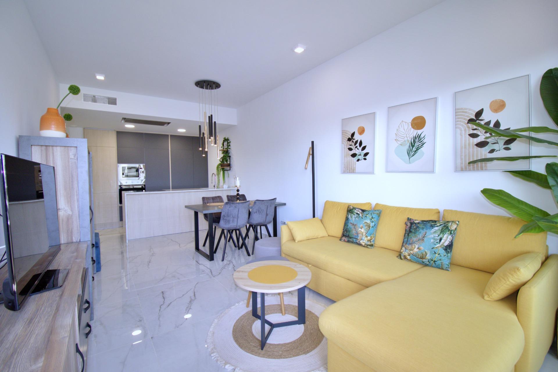 Living room in apartment for sale in Orihuela Costa