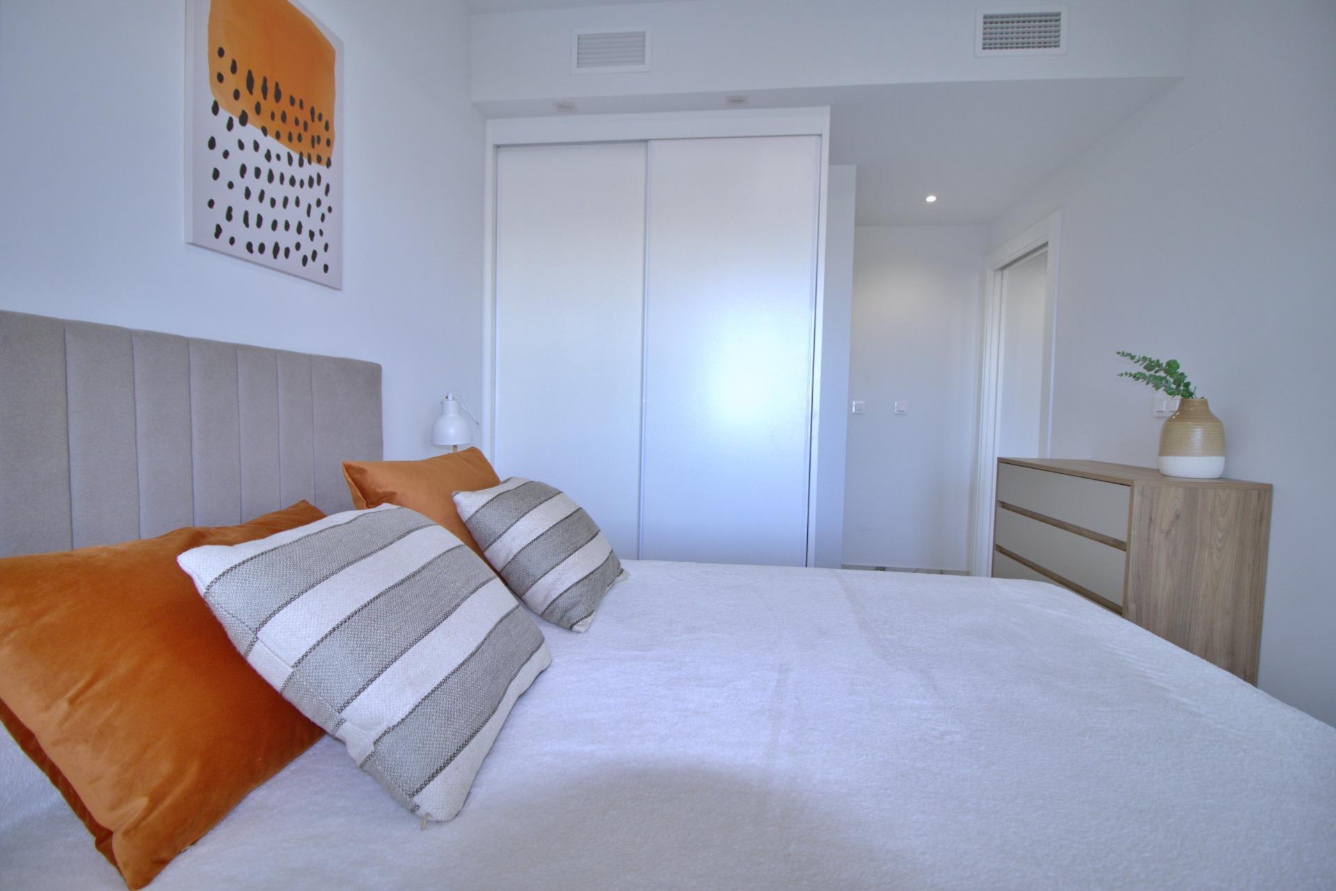 Master bedroom in apartment for sale in Orihuela Costa