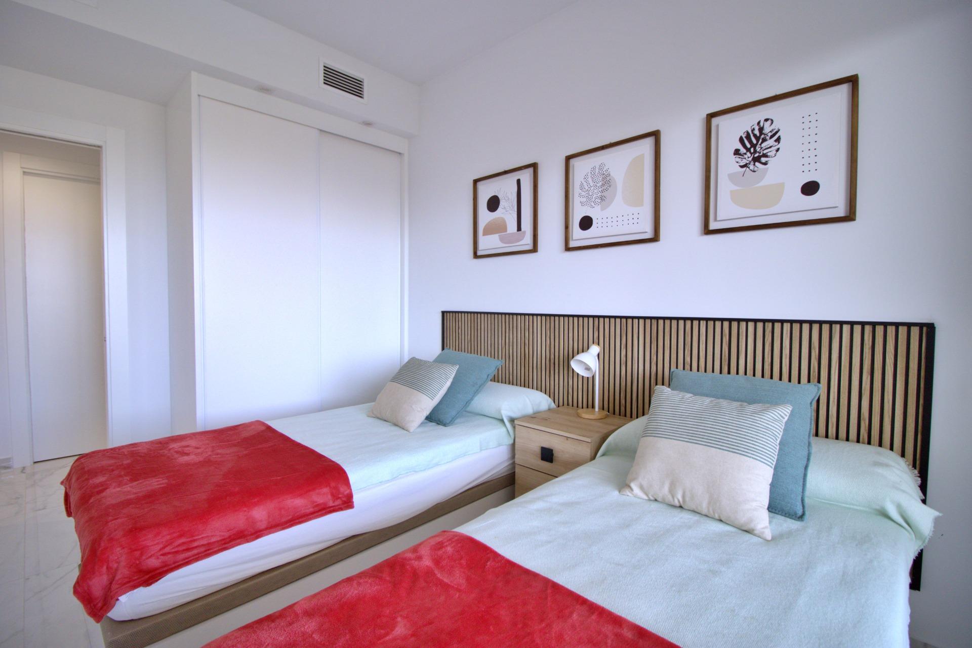 Pool area in apartment for sale in Orihuela Costa