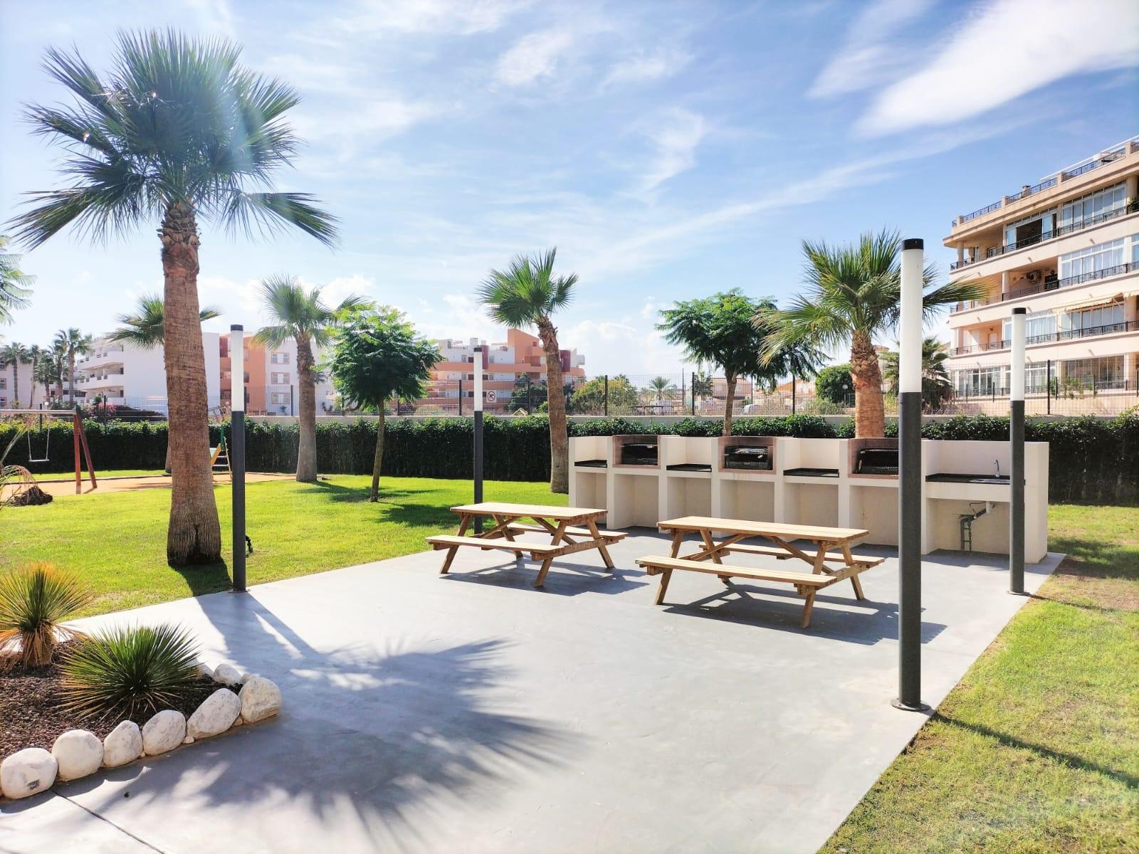 Garden in apartment for sale in Orihuela Costa